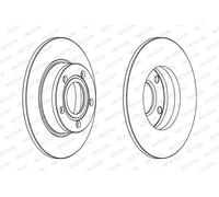 2x Disco freno pieno DDF1177C FERODO per AUDI A6 C5 A6 C5 Avant ALLROAD C5