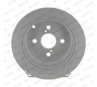 Dischi freno FERODO DDF1419C posteriore, pieno, 2 Pezzo