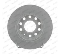Ferodo Dischi freno DDF1425C posteriore pieno – 2 pezzi