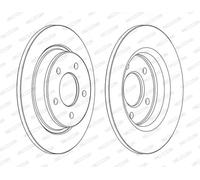 FERODO DDF1546C Disco freno