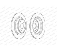 FERODO DDF2338C Disco freno per FORD