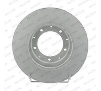 Dischi freno FERODO DDF283C posteriore, pieno, 2 Pezzo
