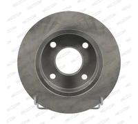2x Disco freno pieno DDF845 FERODO per FORD MAZDA