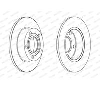 FERODO DDF952C Disco freno