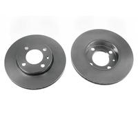 2x Disco freno pieno DF1516 TRW per AUDI VW SEAT
