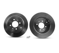 Disco freno TRW DF2781 posteriore, pieno, 1 Pezzo