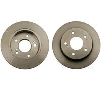 2x Disco freno pieno DF4001 TRW per NISSAN 200SX Coupé