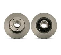 2x Disco freno pieno DF4273S TRW per RENAULT NISSAN OPEL