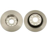 2x Disco freno pieno DF4558 TRW per VW SEAT SKODA AUDI