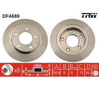TRW DF4689 Disco freno