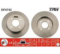 TRW DF4742 Disco freno