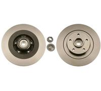 2x Disco freno pieno DF6044BS TRW per RENAULT LATITUDE LAGUNA III