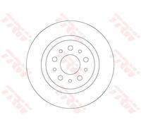 Disco freno TRW DF6714 posteriore, pieno, 1 Pezzo