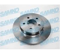 2x Disco freno pieno F1010P SAMKO per VOLVO FORD