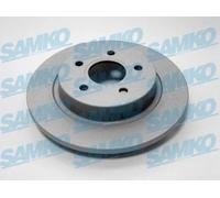 2x Disco freno pieno F1010PR SAMKO per VOLVO FORD