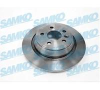 2x Disco freno pieno F1018P SAMKO per FORD LAND ROVER