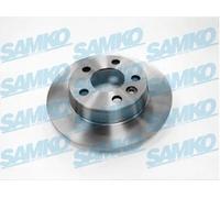 2x Disco freno pieno F1581P SAMKO per VW FORD SEAT