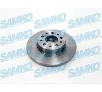 LPR Brakes Disco freno F2019P pieno per FIAT 500L, Coppia