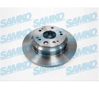 2x Disco freno pieno H1009P SAMKO per HONDA ACCORD VII Tourer