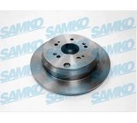 2x Disco freno pieno H1026P SAMKO per HONDA CR-V II