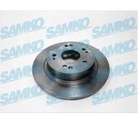 2x Disco freno pieno H1033P SAMKO per HONDA ACCORD VIII ACCORD VIII Familiare