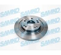 2x Disco freno pieno H1042P SAMKO per HONDA CIVIC IX