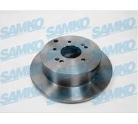 2x Disco freno pieno H2007P SAMKO per HYUNDAI SANTA FÉ II