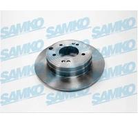 2x Disco freno pieno H2016P SAMKO per HYUNDAI KIA