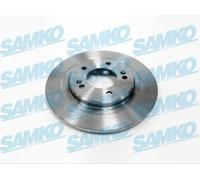 2x Disco freno pieno H2038P SAMKO per HYUNDAI KIA