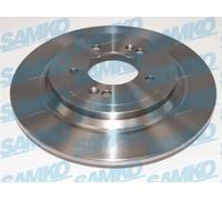 2x Disco freno pieno H2053P SAMKO per KIA HYUNDAI