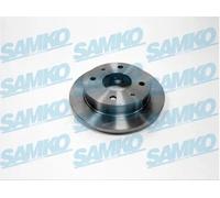 2x Disco freno pieno H2122P SAMKO per HYUNDAI ATOS