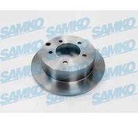 2x Disco freno pieno M1023P SAMKO per MITSUBISHI LANCER VIII