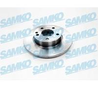 2x Disco freno pieno M2015P SAMKO per MERCEDES-BENZ CLASSE A