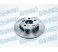 2x Disco freno pieno M2081P SAMKO per MERCEDES-BENZ CLASSE B Sports Tourer