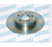 2x Disco freno pieno M2093P SAMKO per MERCEDES-BENZ CLA Coupé CLASSE GLA