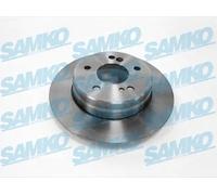 2x Disco freno pieno M2183P SAMKO per MERCEDES-BENZ CHRYSLER