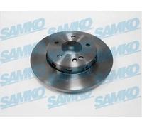2x Disco freno pieno M2381P SAMKO per MERCEDES-BENZ CLASSE C