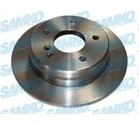 2x Disco freno pieno M2401P SAMKO per MERCEDES-BENZ CLASSE C 124 Coupé