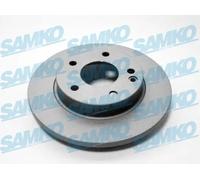 2x Disco freno pieno M2581PR SAMKO per MERCEDES-BENZ CLASSE A