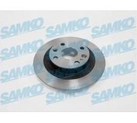 2x Disco freno pieno M5751P SAMKO per MAZDA 323 S IV 323 C IV 323 F IV MX-3