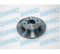 2x Disco freno pieno N2553P SAMKO per NISSAN PRIMERA PRIMERA Hatchback ALMERA II