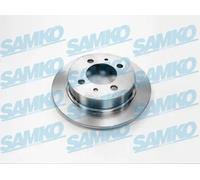 2x Disco freno pieno N2781P SAMKO per NISSAN SUNNY III SUNNY III Liftback 100NX