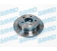 2x Disco freno pieno O1487P SAMKO per OPEL CHEVROLET PONTIAC