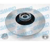 2x Disco freno pieno R1045PCA SAMKO per RENAULT LAGUNA Coupé