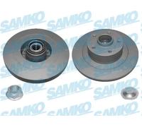 2x Disco freno pieno R1045PRCA SAMKO per RENAULT LAGUNA Coupé