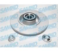 2x Disco freno pieno R1076PRCA SAMKO per RENAULT MEGANE IV Grandtour