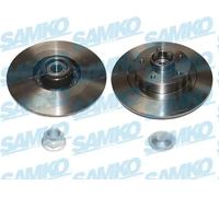 2x Disco freno pieno R1079PCA SAMKO per RENAULT TALISMAN MEGANE IV Hatchback