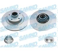 2x Disco freno pieno R1079PRCA SAMKO per RENAULT TALISMAN MEGANE IV Hatchback