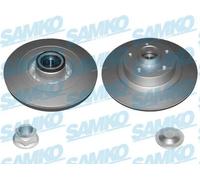 2x Disco freno pieno R1080PRCA SAMKO per RENAULT ESPACE V