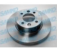 2x Disco freno pieno R1191P SAMKO per RENAULT 18 25 ESPACE I ESPACE II FUEGO